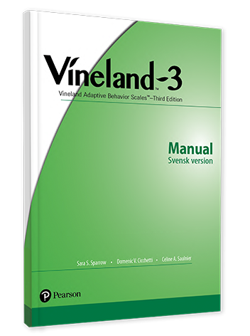 Exempel på Vineland-3 Progressionsrapport