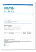 Exempel på Brown EF/A Progressionsrapport